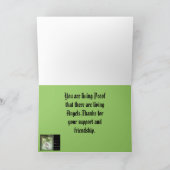 天使のように サンキューカード (内部)