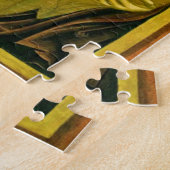 天使のアイコンを持つテオトコスとキリストの子供 ジグソーパズル (側面)