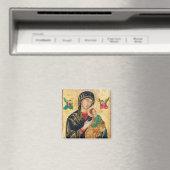 天使のアイコンを持つトオトコスとキリストの子供 マグネット (インサイチュ (食洗機))