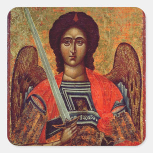 天使のアイコン,ギリシャ語, 18世紀 スクエアシール