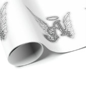 天使のアルファベットによっては最初の後者ハローが飛びます ラッピングペーパー (ロールコーナー)