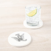 天使のアルファベットによってL大文字はハローが飛びます コースター (側面)