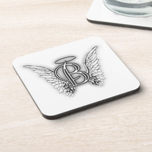 天使のアルファベットBの最初の後者によってはハローが飛びます コースター (左側)