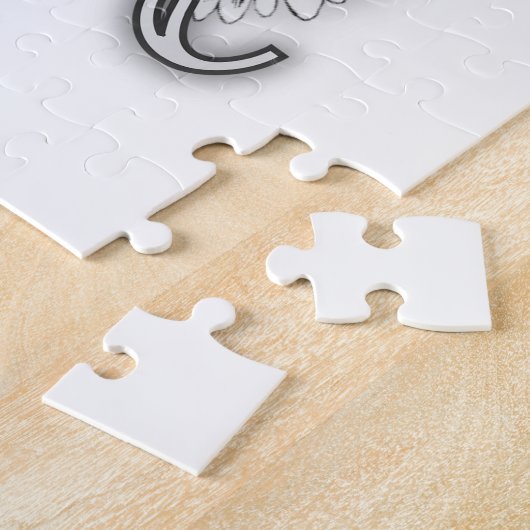 天使のアルファベットRの大文字によってはハローが飛びます ジグソーパズル (側面)