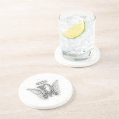 天使のアルファベットVの大文字によってはハローが飛びます コースター (側面)