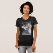 天使のアンティークの絵画ベビー宗教の歌 Tシャツ (正面フル)