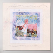 天使のアーカイブ品質のアートプリントを待つ ポスター (正面)