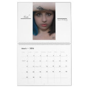 、天使のイラストレーションの芸術換起して下さい カレンダー (3月 2026)