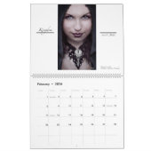 、天使のイラストレーションの芸術換起して下さい カレンダー (2月 2026)