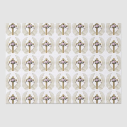 天使のイースター十字によってはティッシュペーパーが飛びます 薄葉紙 (正面)