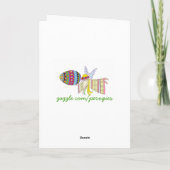 天使のウクライナの民芸の翼によって シーズンカード (裏面)