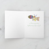 天使のウクライナの民芸の翼によって シーズンカード (内部)