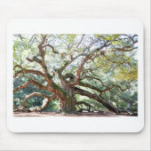 天使のオークの木のギフト マウスパッド (正面)