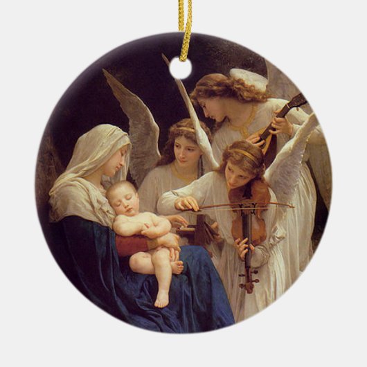 天使のオーナメントの歌 セラミックオーナメント (正面)