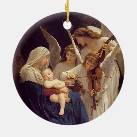 天使のオーナメントの歌 セラミックオーナメント (裏面)