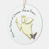 天使のオーナメント セラミックオーナメント (左)