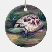天使のカメのオーナメント セラミックオーナメント (裏面)