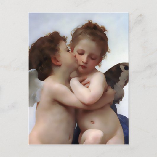 天使のキスの郵便はがき ポストカード (正面)