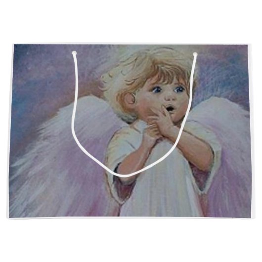 天使のギフトバッグ ラージペーパーバッグ (正面)