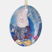 天使のクリスマスのオーナメント セラミックオーナメント (右)