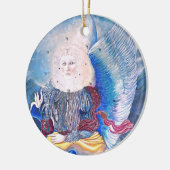 天使のクリスマスのオーナメント セラミックオーナメント (左)