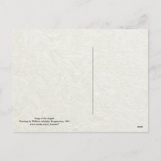 天使のクリスマスの歌 シーズンポストカード (裏面)