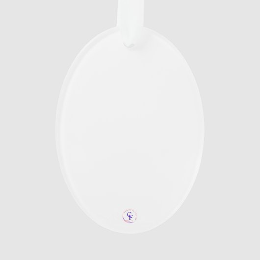 天使のクリスマスの瞬間パーソナライズされた:女の子 オーナメント (裏面)