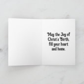 天使のクリスマスウィッシュのホリデーカード シーズンカード (内部)