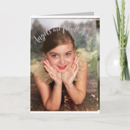 天使のクリスマスカード カード