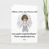 天使のクリスマスカード シーズンカード (裏面)