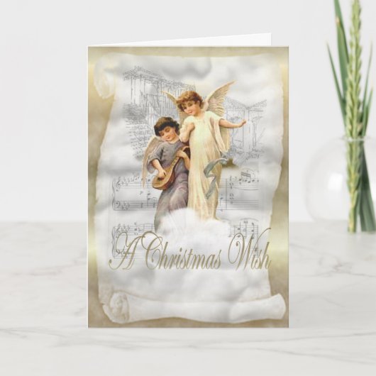 天使のクリスマスカード シーズンカード (正面)