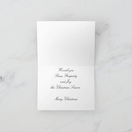 天使のクリスマスカード シーズンカード (内部)