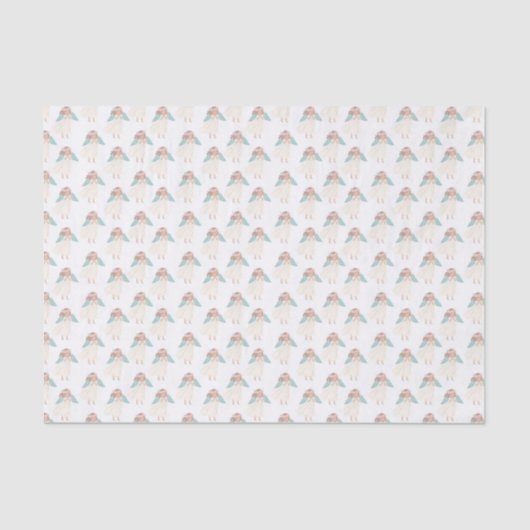 天使のクリスマスティッシュペーパー 薄葉紙 (正面)