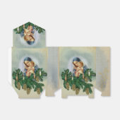 天使のクリスマスメリーとキャンドルライトのイエス フェイバーボックス (折り畳みなし)