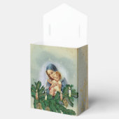 天使のクリスマスメリーとキャンドルライトのイエス フェイバーボックス (オープン)