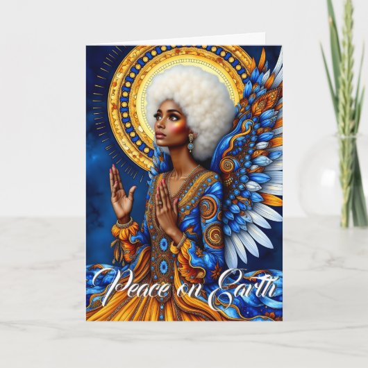 天使のクリスマス カード (正面)