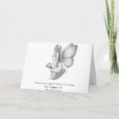 天使のグリーティングカードの悲しみ カード (裏面)