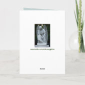 天使のグリーティングカード カード (裏面)