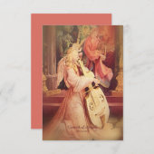 天使のコンサートと聖なる書物、 経典 エンクロージャーカード (正面/裏面)