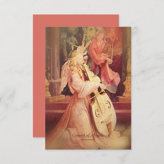 天使のコンサートと聖なる書物、 経典 エンクロージャーカード (正面/裏面)