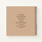 天使のコンサートと聖なる書物、 経典 ノートブック (裏面)