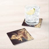 天使のセレナーデメリーおよびイエス・キリスト スクエアペーパーコースター (インサイチュ)