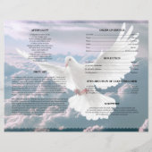 天使のダイブ葬儀テンプレート (裏面)