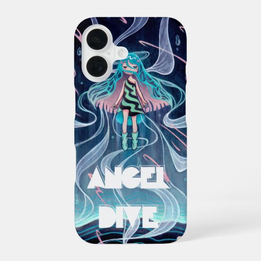 天使のダイブ iPhone 16ケース (裏面)