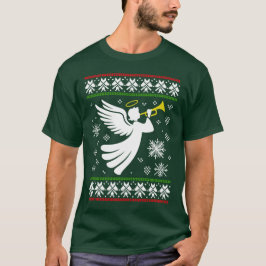 天使のダサ可愛いクリスマスセーター Tシャツ