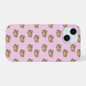 天使のチェルブ ピンク iPhone 15ケース (裏面横)