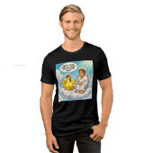 天使のチキンが天国でジョーク トライブレンドＴシャツ