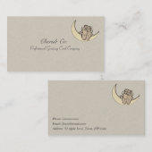 天使のテーマのヴィンテージの名刺 名刺 (正面/裏面)