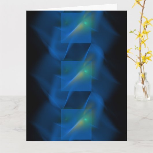 天使のトランペット ブランク ビッグ カード (黄色い花)