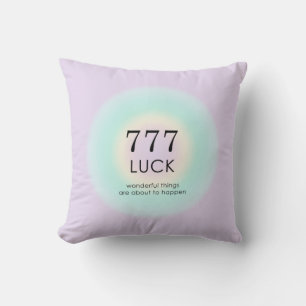 天使のナンバーズ777運 クッション